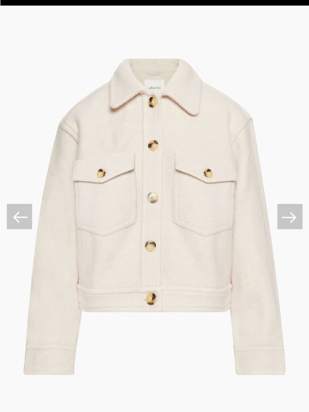 Aritzia Wilfred Autumn Shirt Jacket